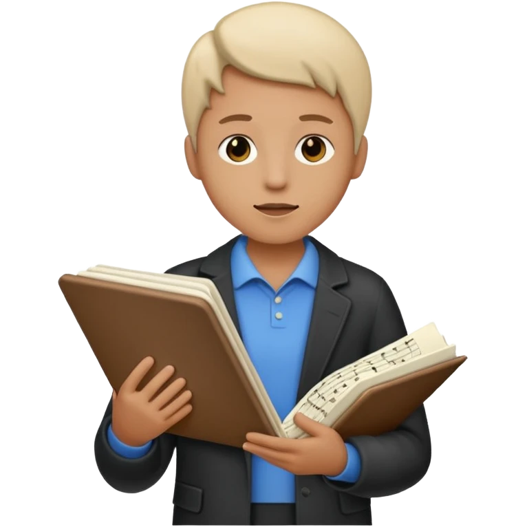 stand music notebook emoji