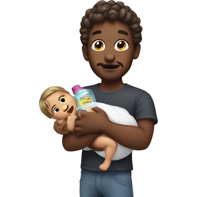 d piddy holding baby oil emoji