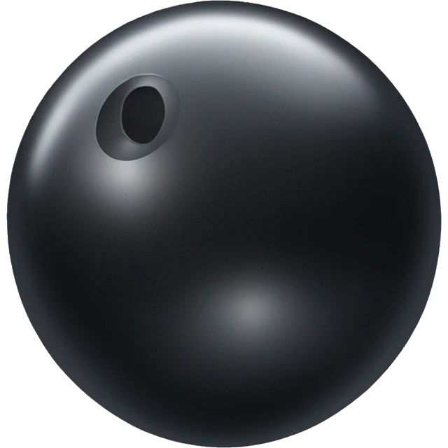 Black ball tool  emoji