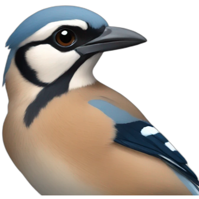 Eurasian jay emoji