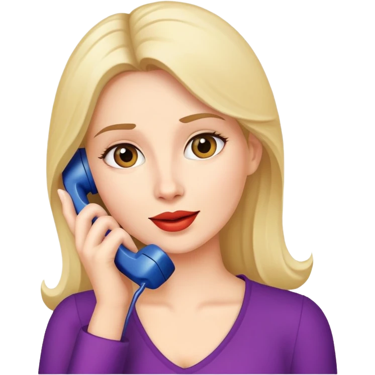 woman talking on the phone emoji