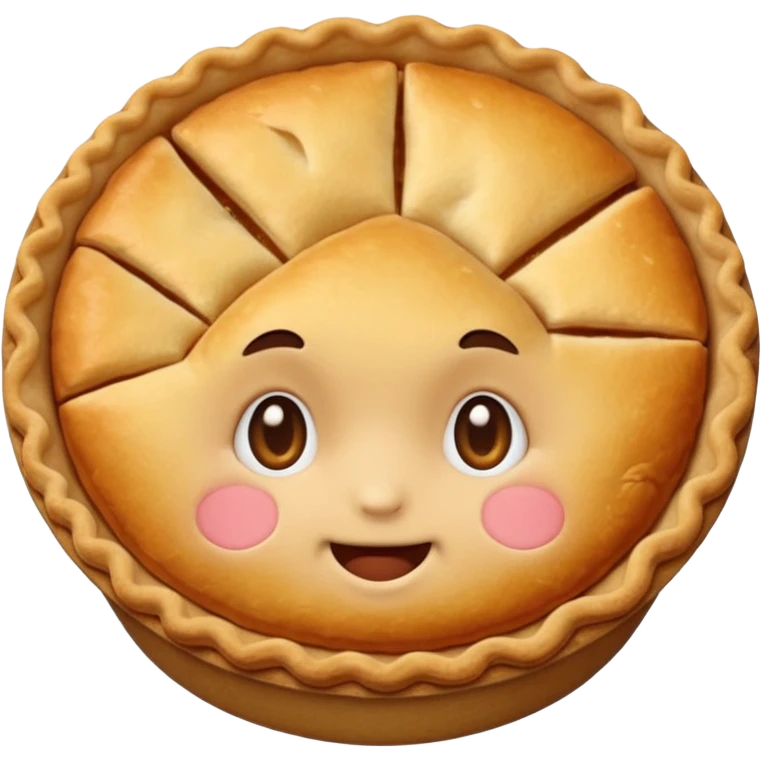 cute pie emoji small normal face emoji