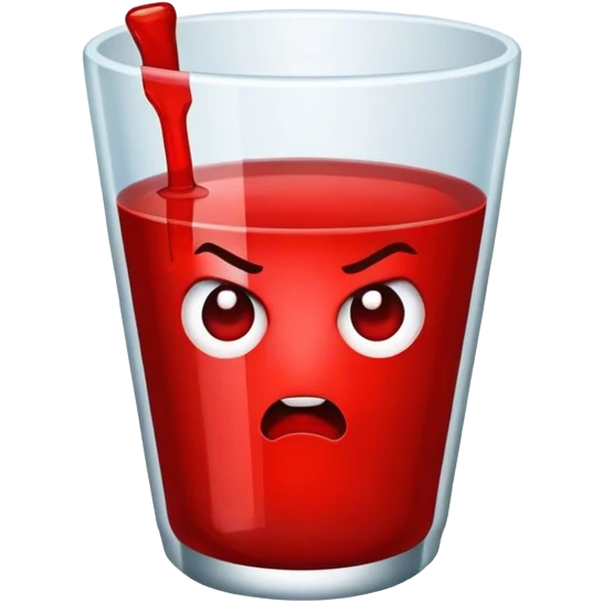 Big bad blood cup emoji