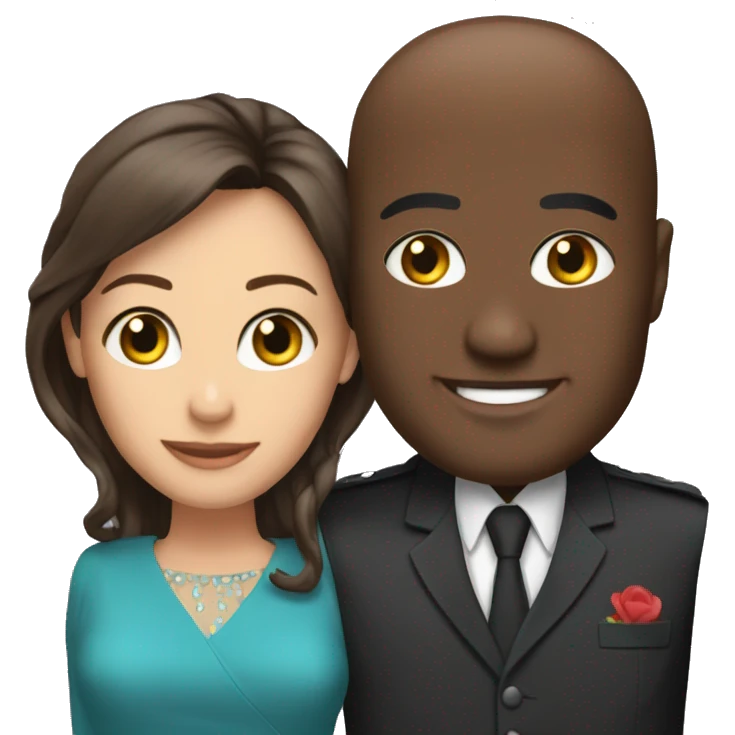 Patrice Talon with his wife emoji