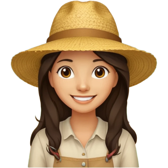 tia granjera dando like granjera  campo emoji