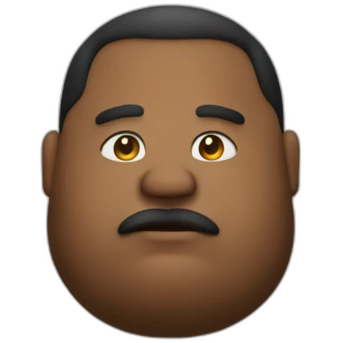 Fat emoji