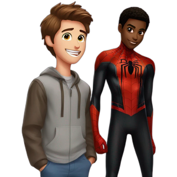 peter parker e miles morales emoji