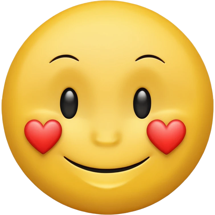 Smiley face with heart emoji