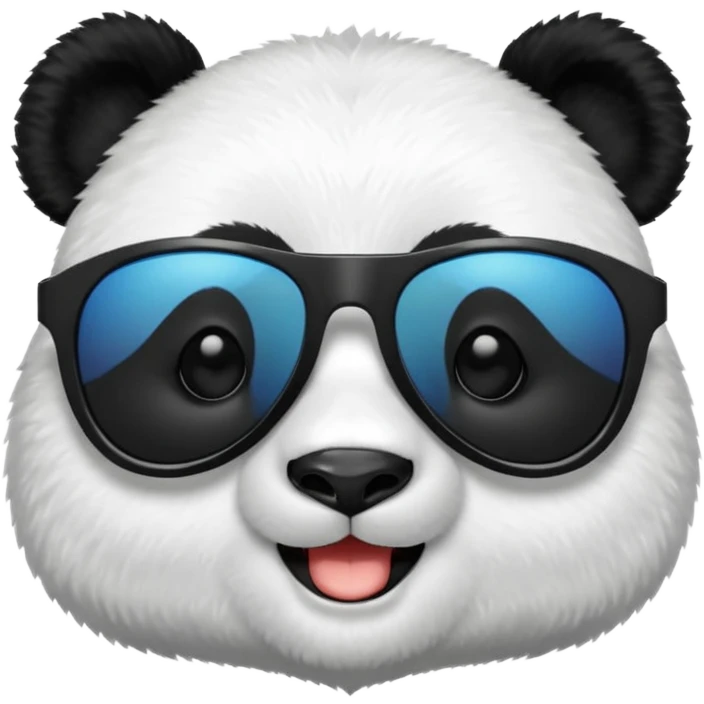 Panda with sunglasses emoji
