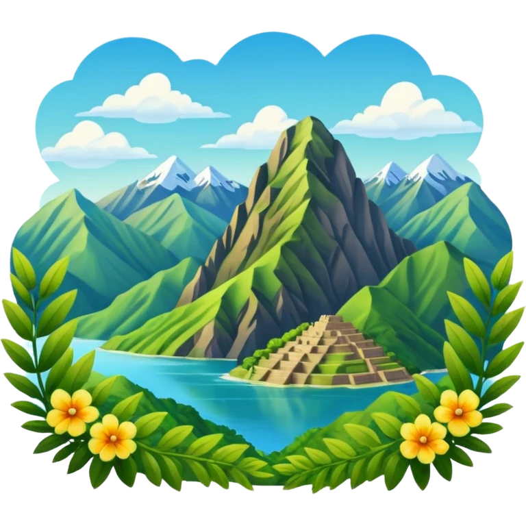 Peru landscape emoji
