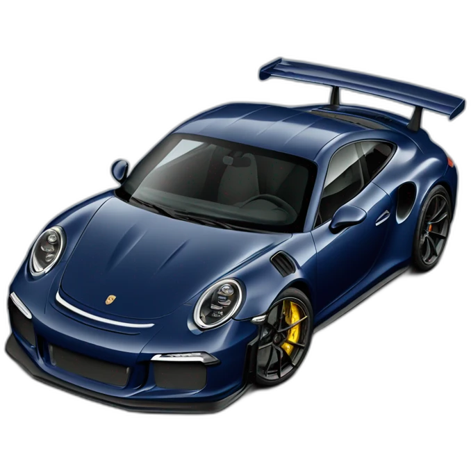 Navy blue Porsche gt3 rs emoji