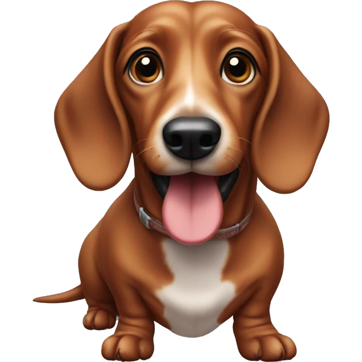 Sausage dog  emoji