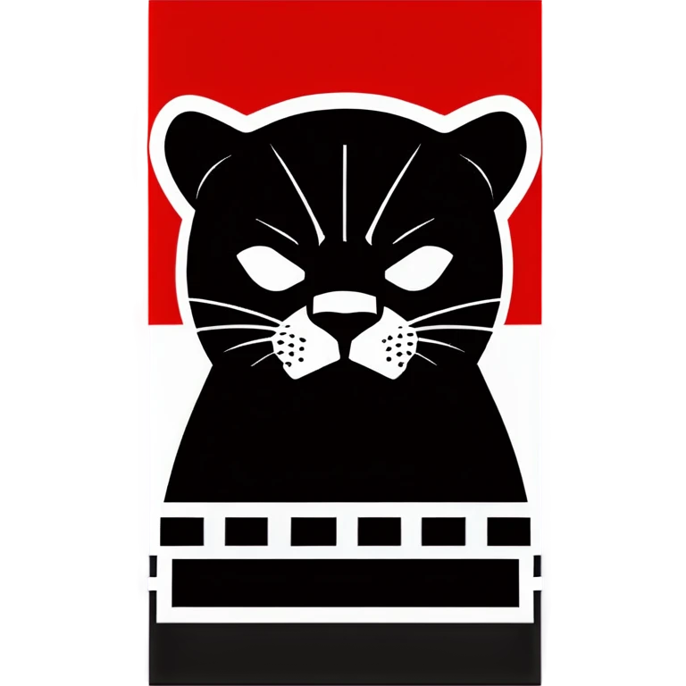 Black panther party flag emoji