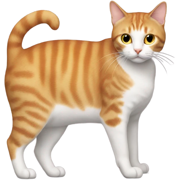 Cat with a giant butt emoji