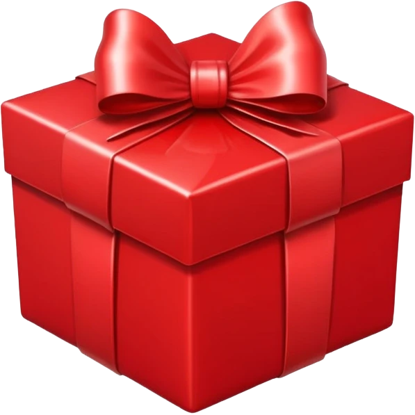 red gift box emoji