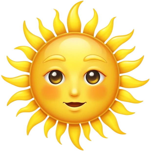 The sun with one eye emoji
