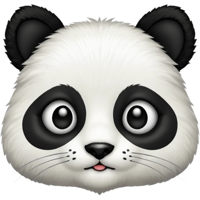 Panda with cat Eyes  emoji