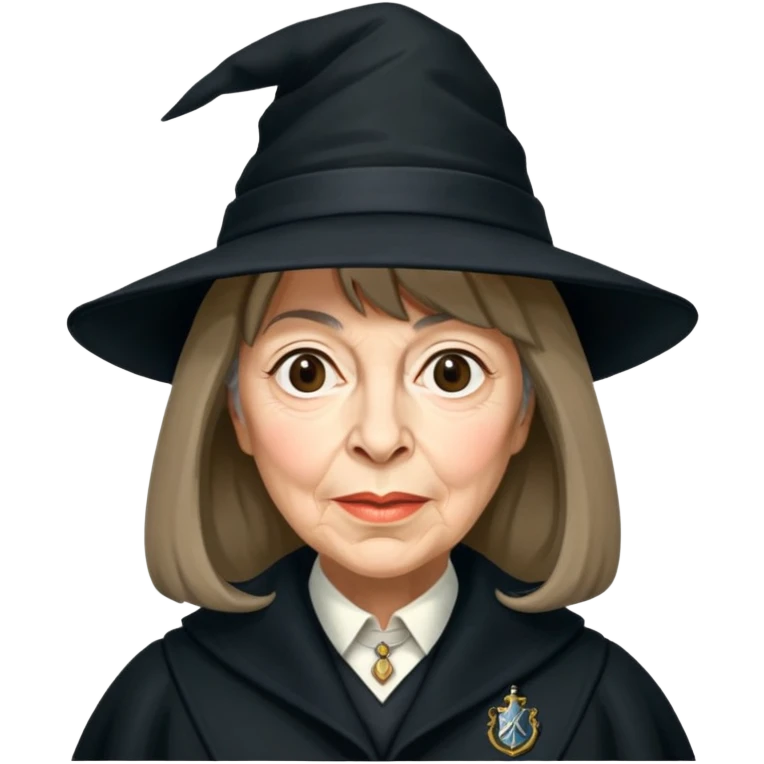 Frances de la Tour is madame maxime in harry potter emoji
