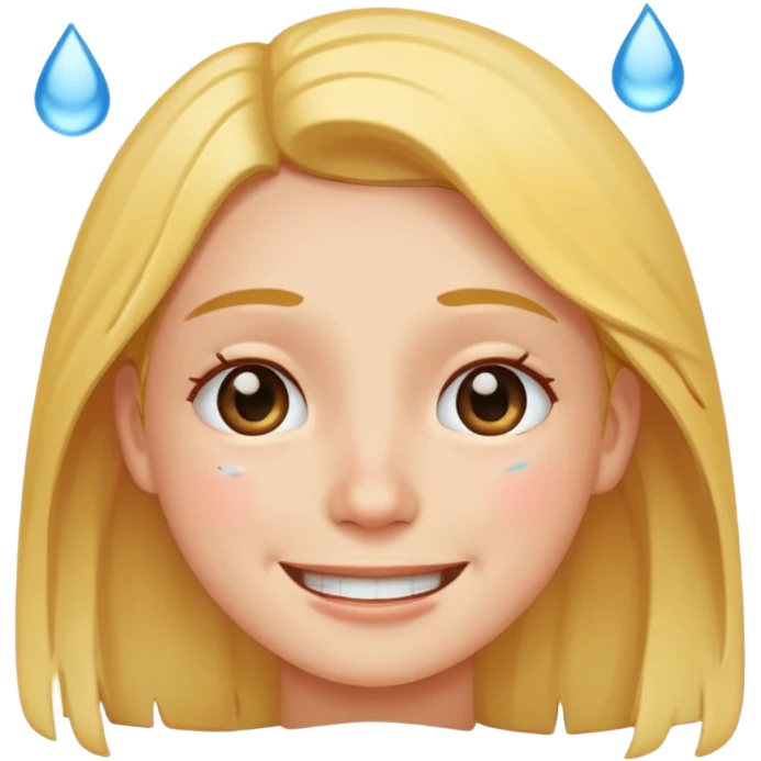 carita sonriente con lagrimas emoji