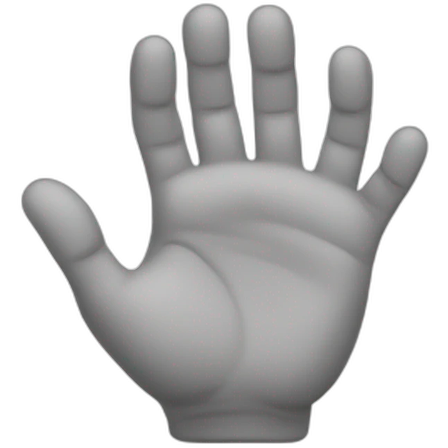 Hand emoji