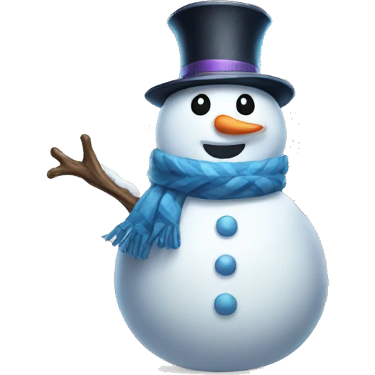 Magical snowman  emoji