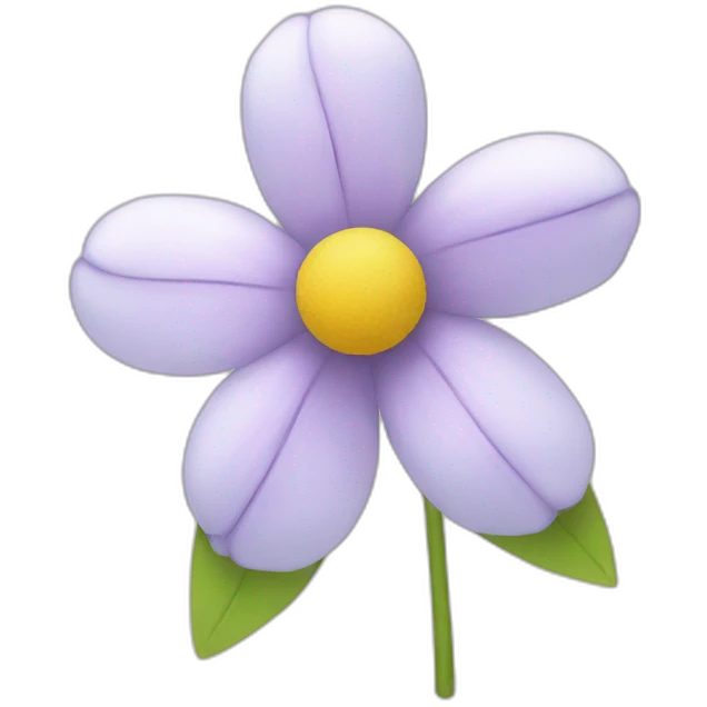 Wind flower emoji
