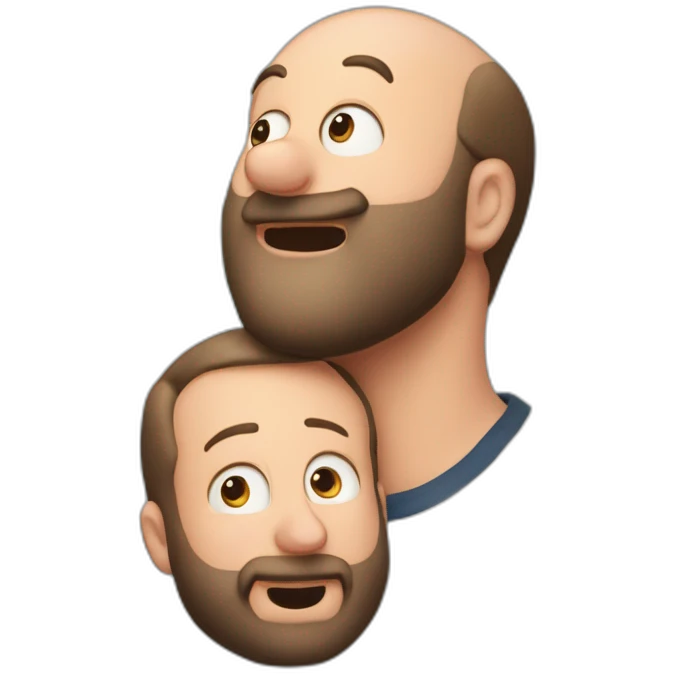 tom segura kissing bert kreischer emoji