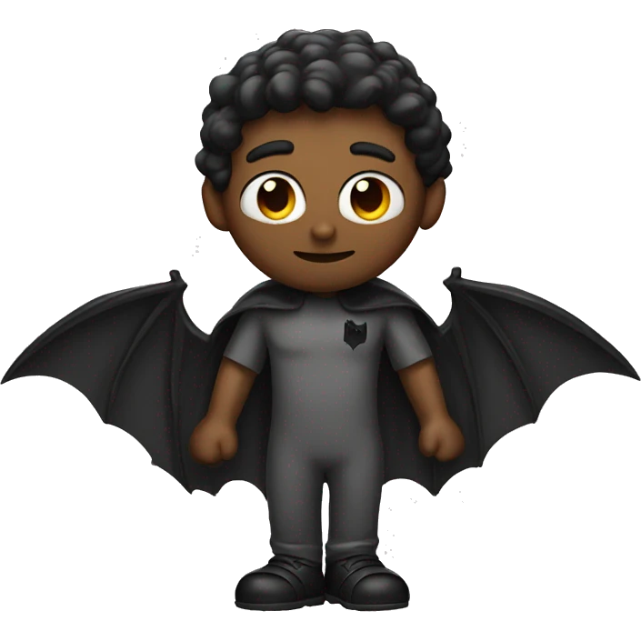 man with bat wings emoji