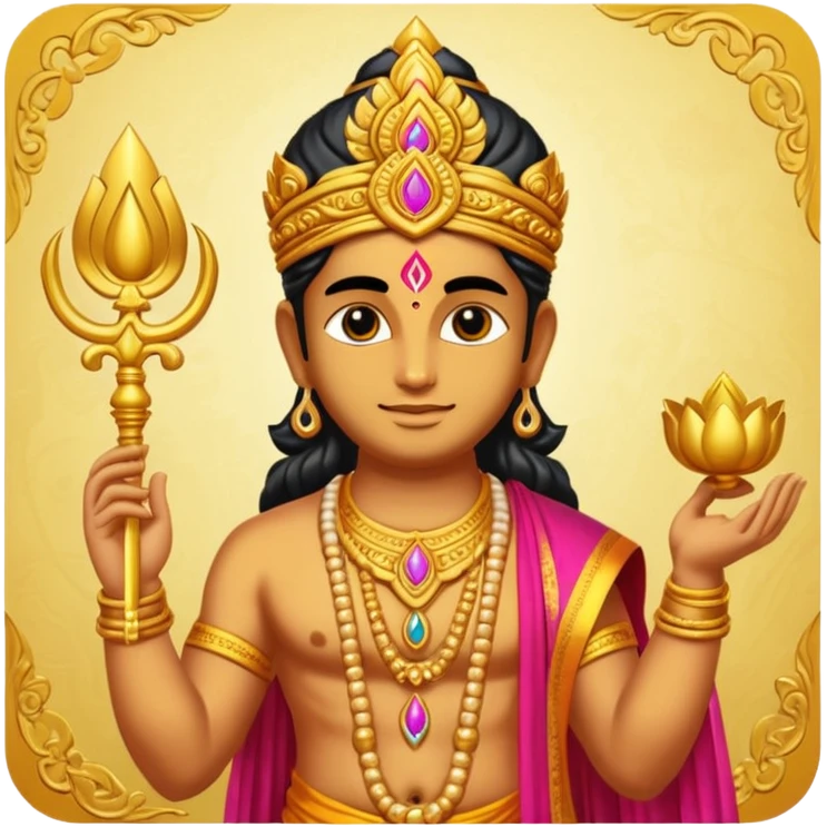 Create god murugan om style  emoji