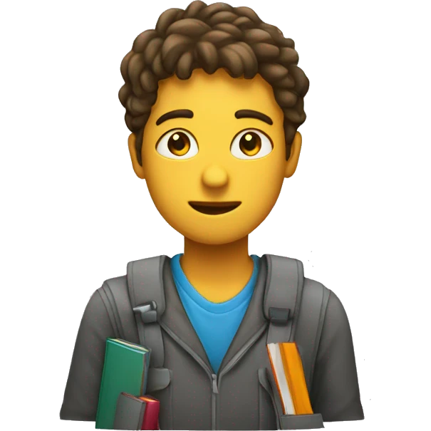 Hardworking student emoji