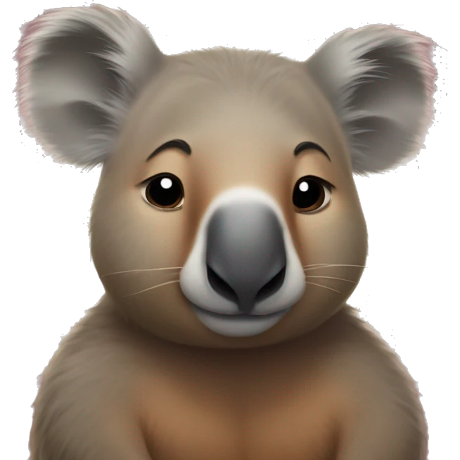 koala kissing capybara emoji