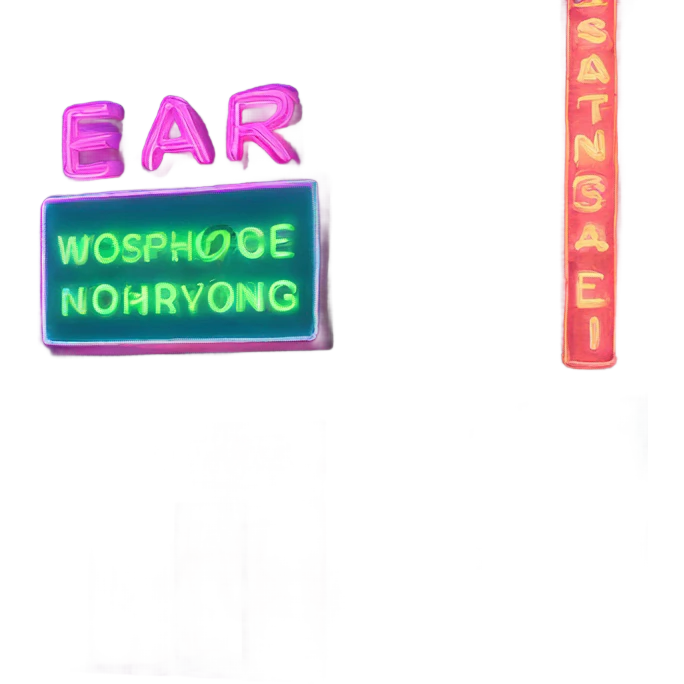 Neon sign  emoji