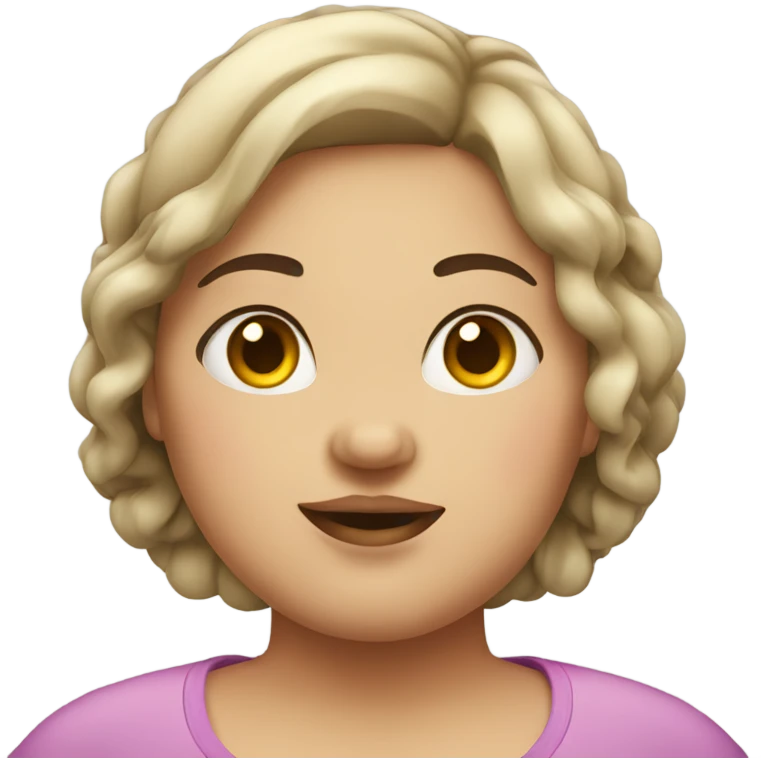 Fat girl emoji