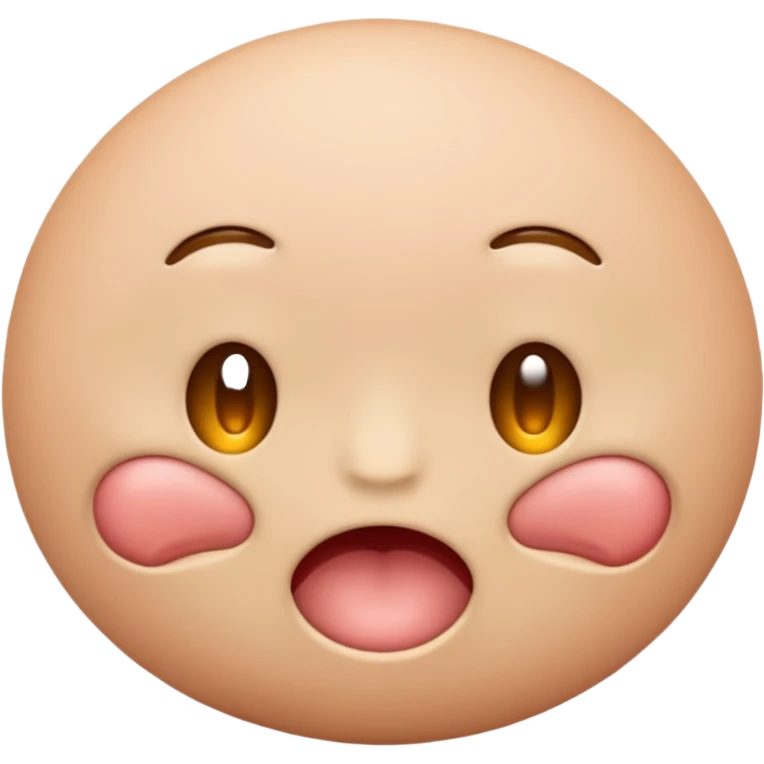 Emoji with a buthole emoji