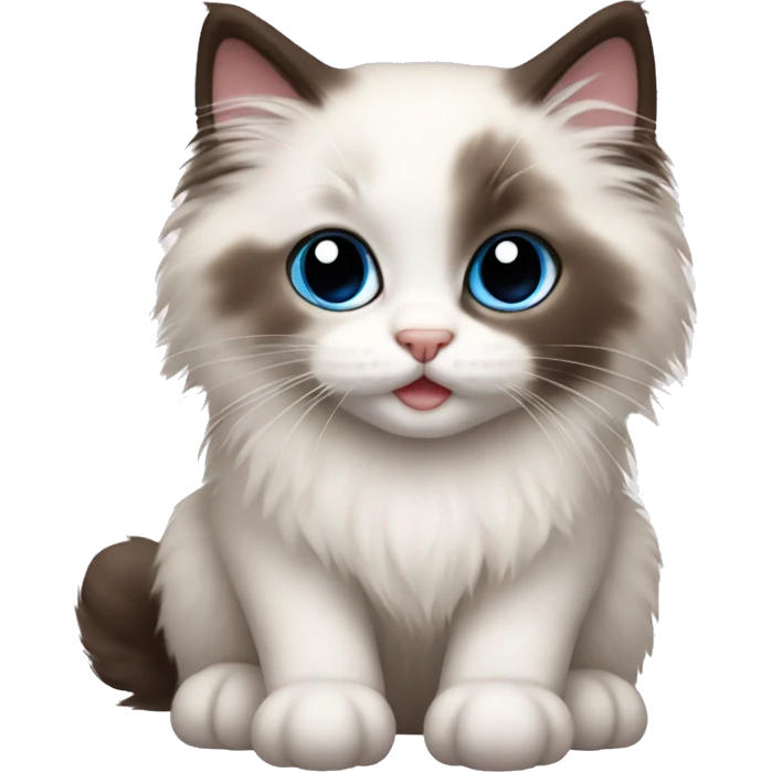ragdoll kitten emoji