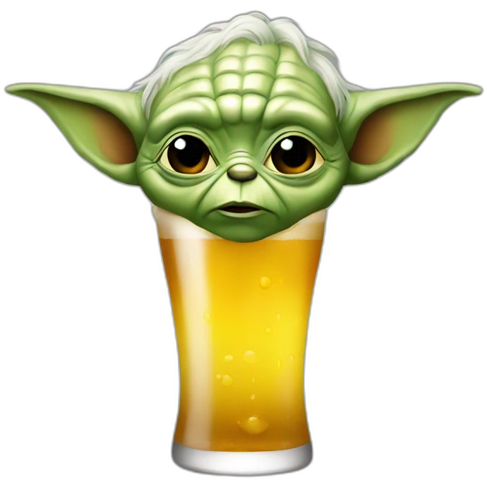Yoda_drink_beer emoji