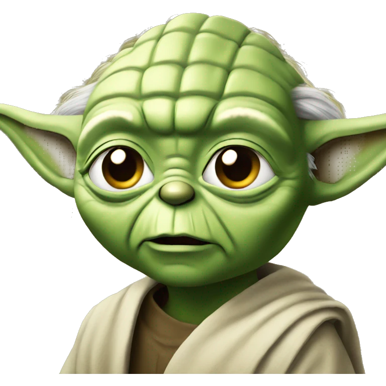 Yoda fait un feuk  emoji