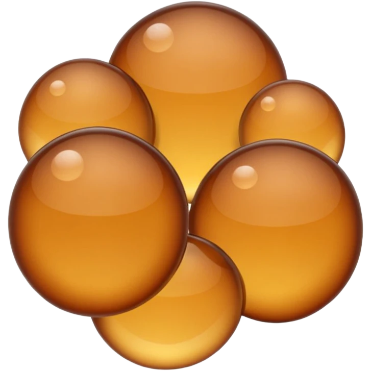 Lots of brown rain drops  emoji