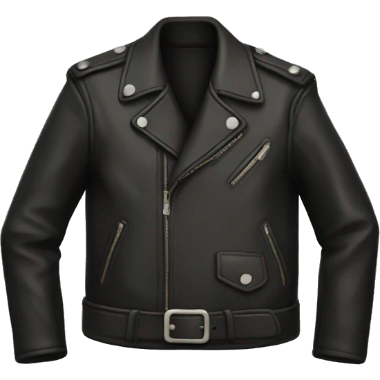 Leather jacket emoji