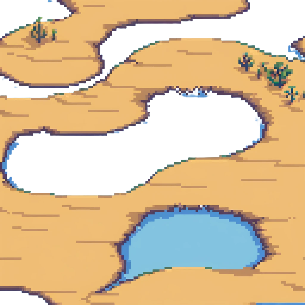 bright orange sand dunes with clear sky emoji