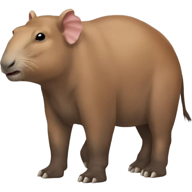 half elephant half capybara capyphant emoji