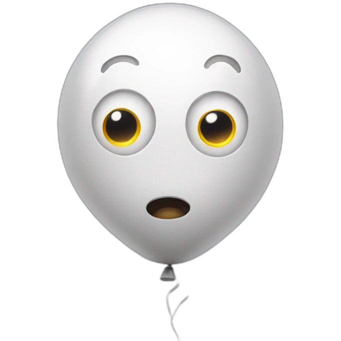 balloon with eyes emoji