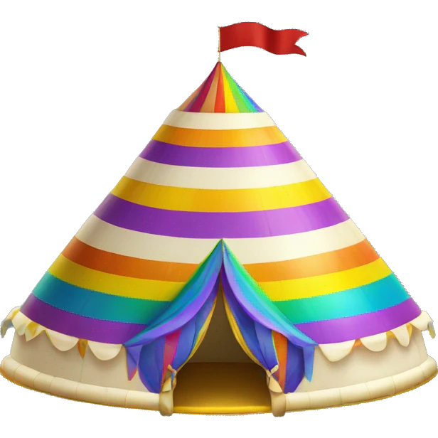 rainbow big top emoji