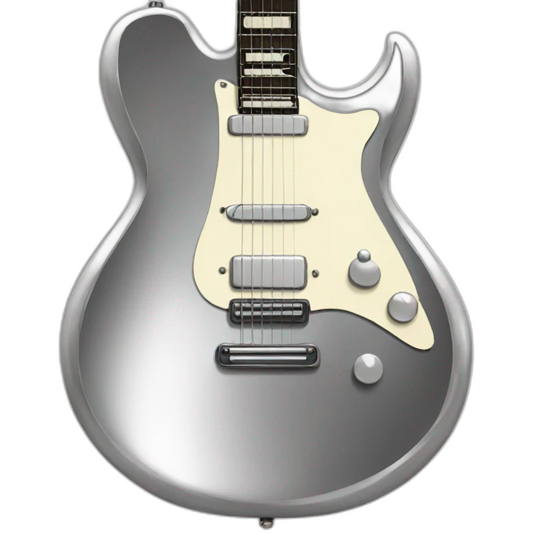 silvertone guitar emoji