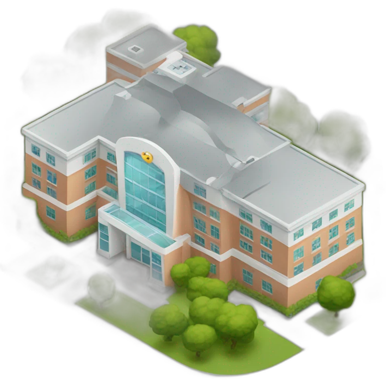 Hospital in a little town emoji