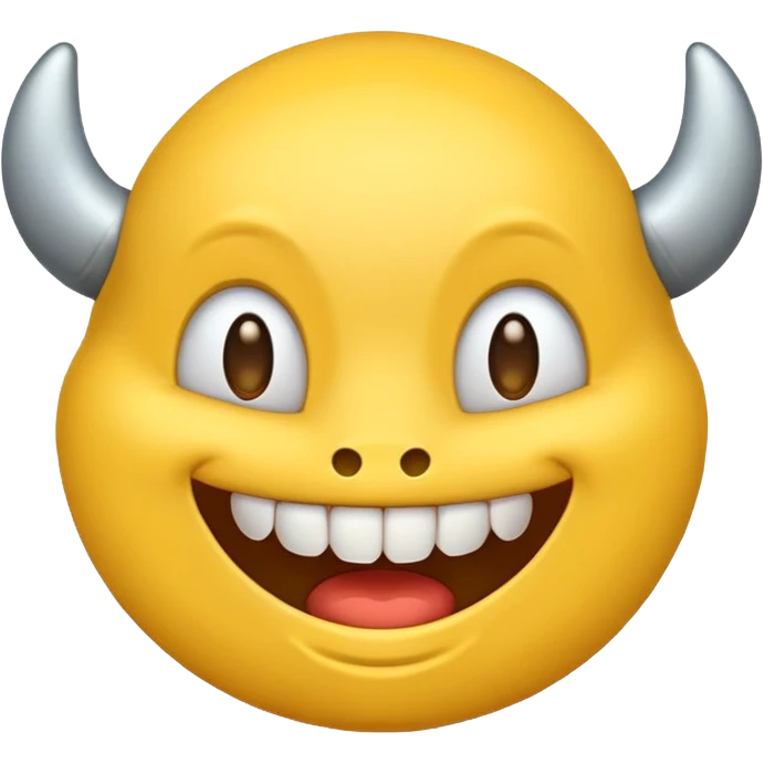 Buck tooth yellow emoji emoji