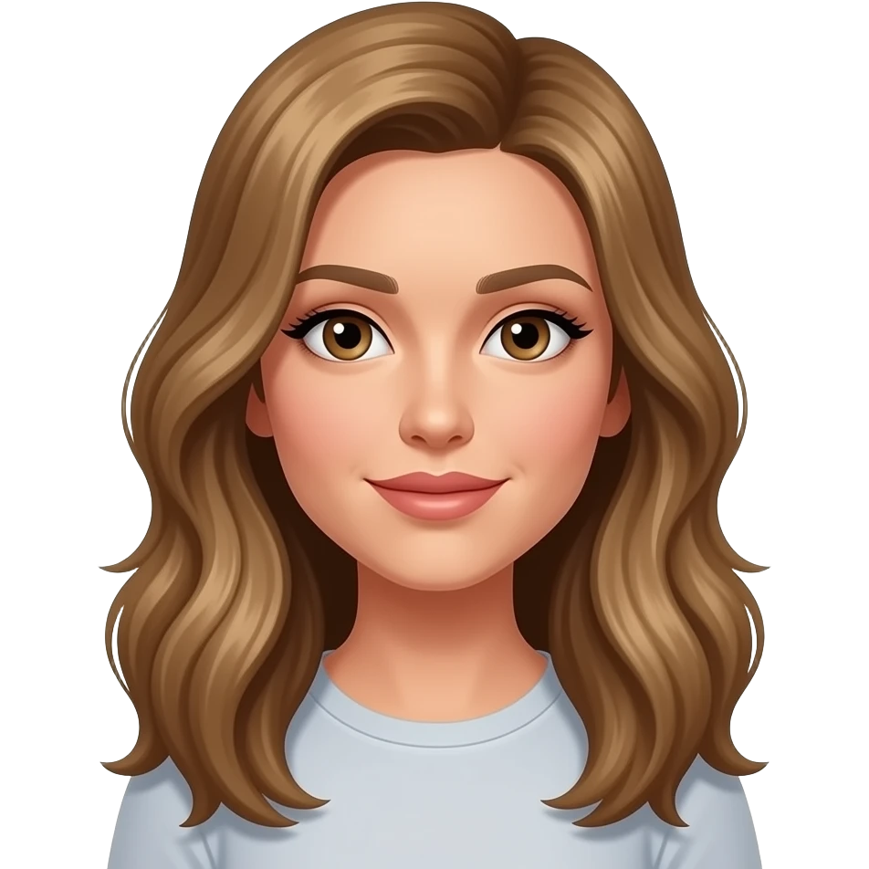 Donna after her cut and color emoji