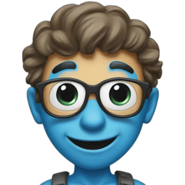 Smurf emoji