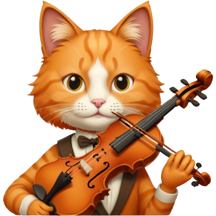 cat violin emoji