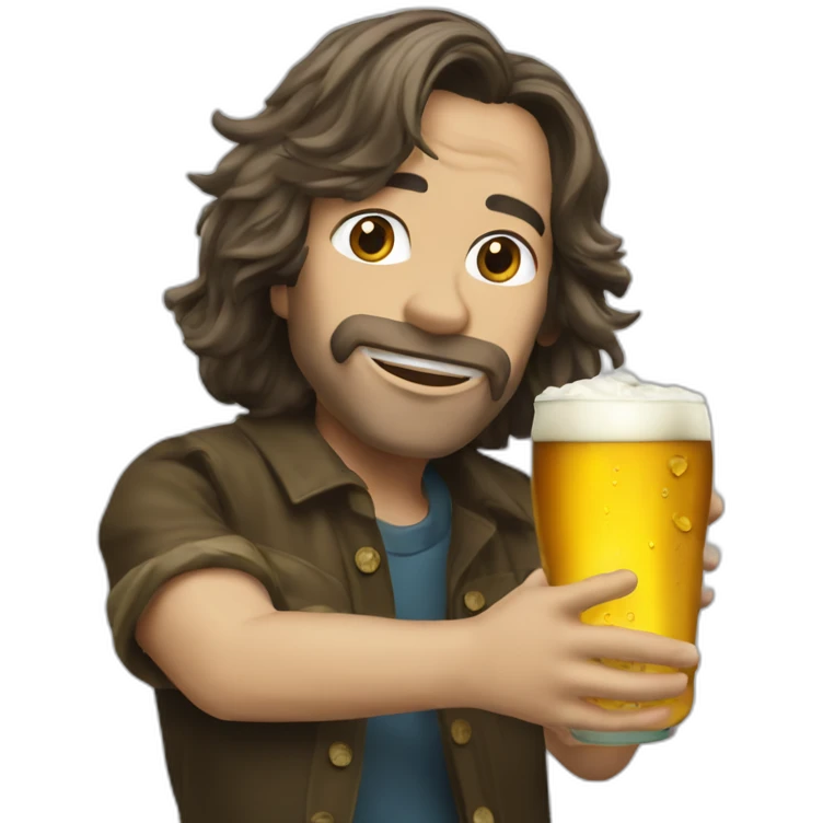 Botella de Jagger master emoji